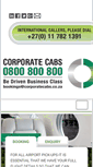 Mobile Screenshot of corporatecabs.co.za